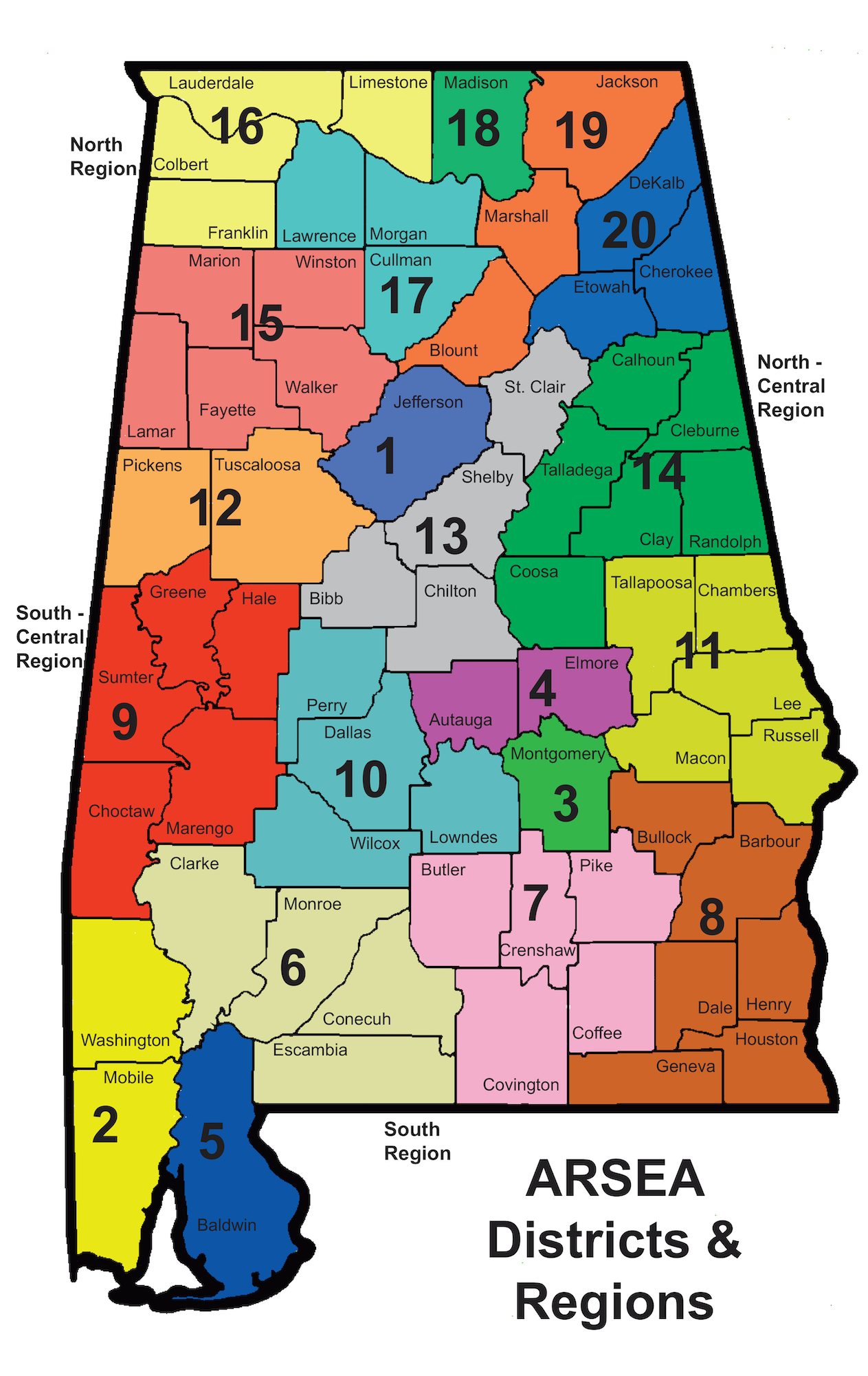 Districts and Regions